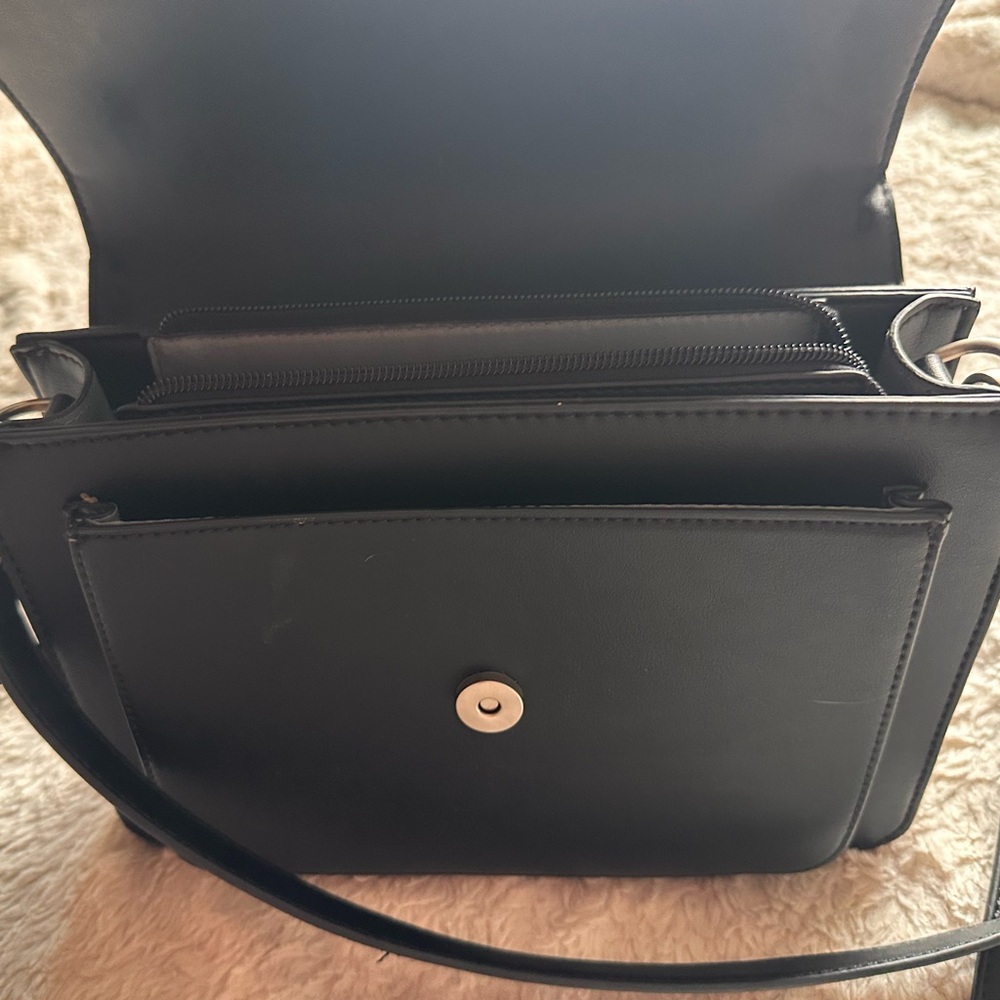 Pixie Mood Black Faux Leather Crossbody Bag - Picture 4 of 5